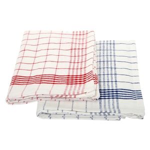 Serviette de cuisine en coton tissé 100% brodée motif golf, bleu ciel, 42x32cm, OEM ODM, logo personnalisé, vente en gros, fabricant - Product Image 4