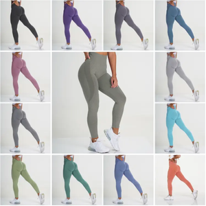 Leggings en maille pour femmes, vente chaude, contrôle du ventre, compression, évacuation de l'humidité, respirant, extensible dans les quatre sens, taille haute, grande taille, imprimé - Product Image 5