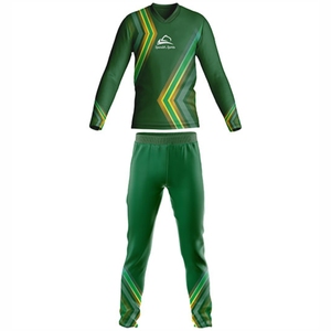 เครื่องแบบกีฬาชุดคริกเก็ตพิมพ์โลโก้และหมายเลข2025ออกแบบได้ตามต้องการ - Product Image 1