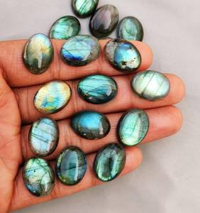 30 Pièces Multi Flashy Labradorite Cabochon! Pierres précieuses polies en vrac pour la fabrication de bijoux (8x10mm-15x35mm) - Product Image 4