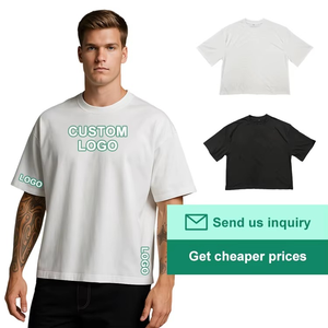 T-shirts décontractés pour hommes, 100 % coton, 180 grammes, coupe ample, col rond, séchage rapide, personnalisables - Product Image 2