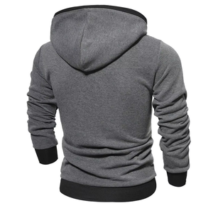 Sudadera con Capucha Gris Lavada de Alta Calidad, Antiarrugas, con Diseño Único para Comodidad y Versatilidad en Moda Urbana - Product Image 2
