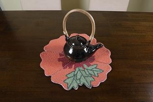 Top Quality Handcrafted Unique Design Flower Shaped Decorative Glass <b>Beads</b> <b>Placemats</b> at Very Low Budget Price - Product Image 3