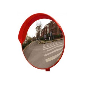 45 cm Convex Traffic Safety <b>Mirror</b> for Indoor & Outdoor Use for Parking Lots-Durable PC Material - Product Image 1