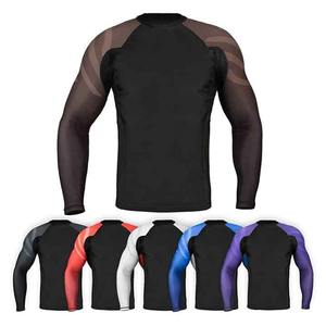 Ropa de compresión deportiva de secado rápido para hombre, camiseta de manga corta para deportes, ayuda a combatir la erupción - Product Image 6
