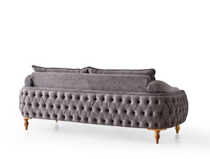 Sofá cama reclinable moderno de lujo, muebles de tela contemporánea para el hogar, apartamento, hotel o villa, juego de sala de estar - Product Image 4