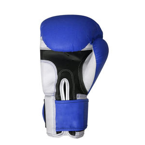 Gants de boxe professionnels en cuir PU durables, couleur personnalisée, évacuation de l'humidité, doigts complets pour la fermeture, pour Muay Thai en extérieur - Product Image 6