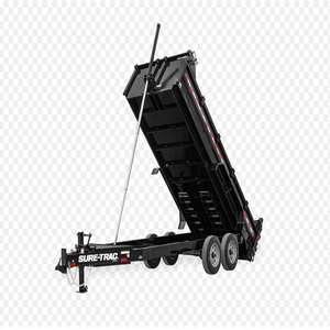 Chất lượng hàng đầu 4 bánh xe 3-10 tấn nông nghiệp trang trại Trailer/ Tipping Dump Trailer trong kho/máy kéo thiết bị - Product Image 4