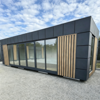 Design moderne, luxe, durabilité, construction rapide, pièce modulaire en conteneur mobile pouvant servir de bureau et personnalisable