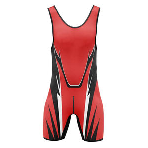 Singlets de Lutte et Haltérophilie Professionnels Unisexes de Haute Qualité 100 % Polyester Durables Respirants Séchage Rapide Personnalisables Économiques - Product Image 3