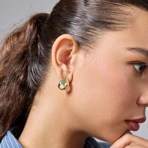 Pendientes de Moda Religiosos con Diseño de Gota de Agua y Patrón Geométrico, Diamante y Perla con Número, Aleación de Cobre y Zinc, para Regalo de Fiesta - Product Image 2