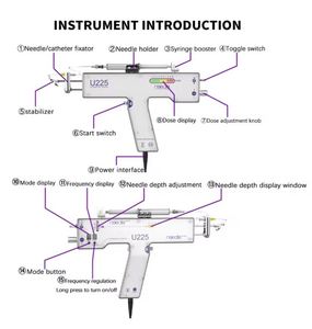 Appareil d'injection de mésothérapie en usine, pistolet de mésothérapie sans aiguille, machine de rajeunissement cutané facial sans aiguille - Product Image 5