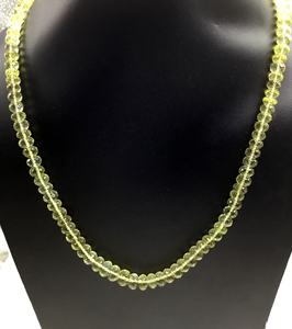 Perles de quartz citron naturel facettées pour la fabrication de bijoux fins, collier en pierres précieuses - Product Image 4