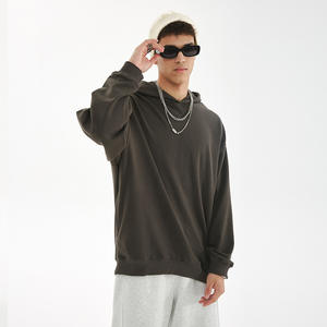 INS & TikTok เสื้อฮู้ดกันหนาวผ้าฝ้าย100% กระเป๋าข้างแบบสั่งตัด - Product Image 3