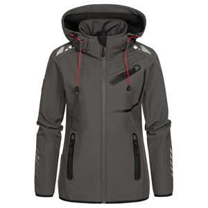 Moda mujer invierno Especial al aire libre Softshell cremallera chaqueta de lujo a prueba de viento transpirable chaqueta de peso pesado con logotipo personalizado - Product Image 5