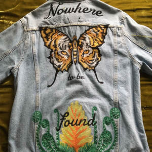 Full Sleeves Streetwear Premium Quality Men <b>Denim</b> <b>Jacket</b> New Design With Cheap Price Men Embroidered <b>Denim</b> <b>Jacket</b> - Product Image 2