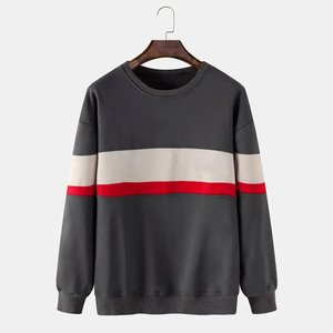 2025 gros hommes sweats meilleur tissu coton mélangé personnalisé sweat-shirt uni personnalisé hommes sweat-shirt vêtements - Product Image 1
