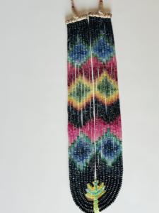 สร้อยคอหินธรรมชาติทรงเหลี่ยมหลายเหลี่ยม ขนาด 3.5 มม.-4.0 มม. ความยาว 22 นิ้ว 9 เส้น หลากสี - Product Image 5