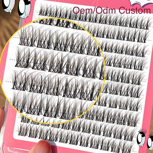 <span class=keywords><strong>BQI</strong></span> Factory 3d Volume  Eyelash 150pcs Oem Private Label Multi Pack Segment 10 Rows Diy Individual Lashes Package - Product Image 1