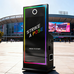 ตู้ถ่ายรูปอัตโนมัติแบบปรับแต่งได้ พร้อมระบบ AI เครื่องพิมพ์ดิจิทัล กล้องถ่ายรูป ชุดอุปกรณ์ถ่ายภาพ หน้าจอสัมผัส - Product Image 1