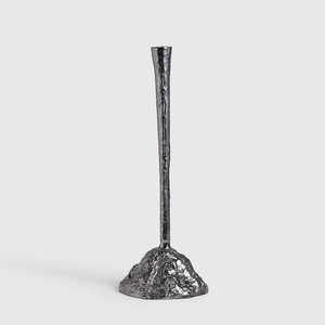 Ensemble de 3 bougeoirs en aluminium noir avec revêtement en poudre de haute qualité, très demandés pour la décoration de la maison pendant Pâques et Noël - Product Image 5