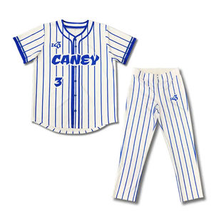Uniforme de baseball uniforme de baseball court de couleur noire vêtements de sport vente en gros sublimation uniformes de baseball personnalisés pas cher pour hommes - Product Image 6
