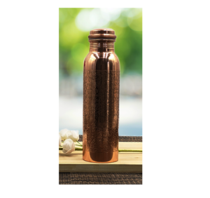 Golden Color Printed Water <b>Bottle</b> Handmade in Moradabad Personalized Gift with High Capacity - Product Image 4