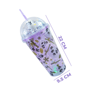 Bicchiere da 450 ml con Luce LED, Cannuccia Riutilizzabile, Isolamento Termico, Alimentato a Batteria - Product Image 3