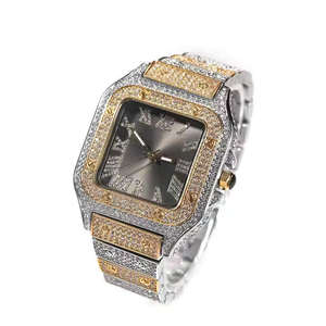 Reloj Unisex de Lujo con Diamante Moissanite, Alta Calidad, Esfera de Cristal Analógica, Acero Inoxidable, Movimiento Mecánico SEIKO - Product Image 4