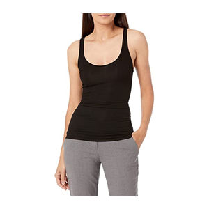 OEM ODM Custom Logo Wholesale Fashion High Quality Ladies Blank White <b>Black</b> Basic Knitted Rib Crop <b>Tank</b> <b>Top</b> <b>Women</b> - Product Image 2