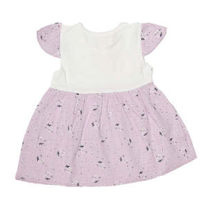 Newborn Baby Frock - <b>Purple</b> - Product Image 3