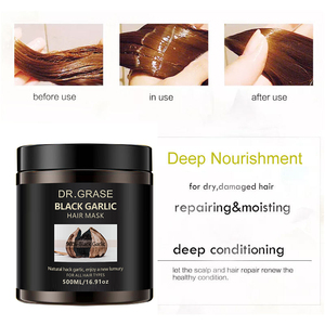 <span class=keywords><strong>Masque</strong></span> capillaire hydratant sans sulfate à l'ail noir, lissant et adoucissant, marque privée - Product Image 6
