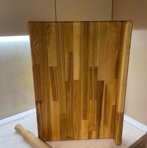 Planche à pâtisserie en bois de qualité supérieure et ensemble de rouleau à pâtisserie cuisine outil de cuisson grande planche à pâtisserie fabrication de pain Pizza pâtisserie planche de cuisson - Product Image 4