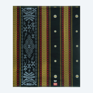 ผ้าซิ่นพรีเมียม BHS ลายทองอย่างดี E52 SGA สีดำเหลือง สำหรับผู้ใหญ่ เอเชียและแปซิฟิก ผ้าซิ่นอินโดนีเซียสำหรับผู้ชาย - Product Image 6