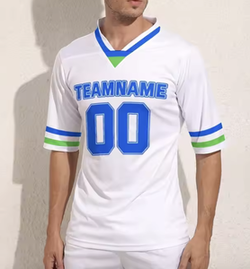 Venta al por mayor Equipo universitario Conjunto de ropa juvenil Ropa deportiva Uniforme de rugby 100% Poliéster Impresión digital Logotipo Uniforme de rugby europeo - Product Image 1