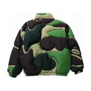 Chaqueta Acolchada con Estampado 3D para Hombre, Invierno 2025, Diseño Impermeable de Mezcla de Poliéster/Algodón, Resistente al Viento, Logotipo Metálico Negro - Product Image 5