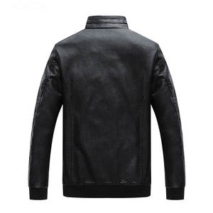 Chaqueta de Cuero para Hombre, Chaqueta de Cuero Entallada a la Moda para un Estilo Urbano Informal y para Motociclismo - Product Image 4