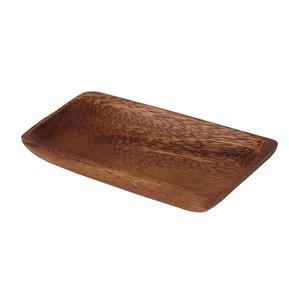 Bandeja de servicio de madera de Acacia de grano de madera Natural rectangular, Plato decorativo hecho a mano, tamaño personalizado, color de madera Natural - Product Image 6