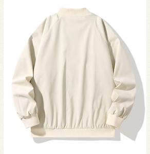 Chaqueta Bomber de Trabajo Estilo Clásico para Hombre, Chaqueta Cortavientos Negra de Alta Calidad, Ajuste Holgado, Chaqueta Estándar para Primavera - Product Image 2