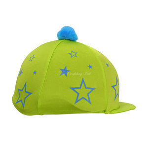 Chapeau d'équitation équestre Couvre les étoiles éblouissantes à la mode et un pompon amusant sur un chapeau d'étoile équestre - Product Image 6
