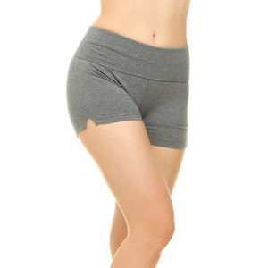 Shorts de sport pour femmes en coton, vente chaude, rose, grande taille, shorts de jogging décontractés, taille haute, colorés, confortables - Product Image 2