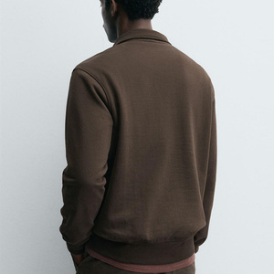 Sudadera con Cuello Alto, Ropa Urbana Moderna para Hombre con Logotipo Personalizado, Material de Felpa Transpirable, Mangas Largas, Alta Calidad - Product Image 5