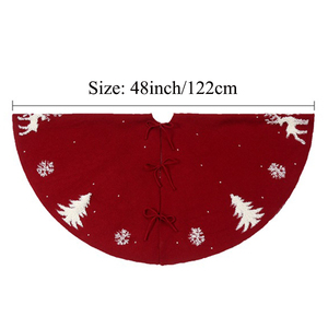Falda para Árbol de Navidad Hecha a Medida, Suave y Ecológica, Decoración Festiva para el Hogar, Decoración Interior de Invierno, Venta al por Mayor de Fábrica - Product Image 6