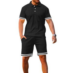Nouveaux Polos d'été Tendance 2026 en Polyester pour Hommes, Ensembles Courts avec Col Boutonné, Fabriqués par HAIDIII SPORTS 2026 - Product Image 5