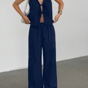 Chaleco y pantalones Co-Ords Set Stylish & Breezy Summer Wear Top & Pant Set Stay Cool Stay Stylish - Product Image 1