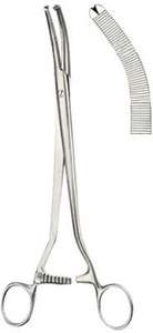 Pinzas de Peritoneo Faure, Curvas, 1x2 Dientes, 20.0cm, Instrumentos Médicos Quirúrgicos para Sujeción Peritoneal - Product Image 3