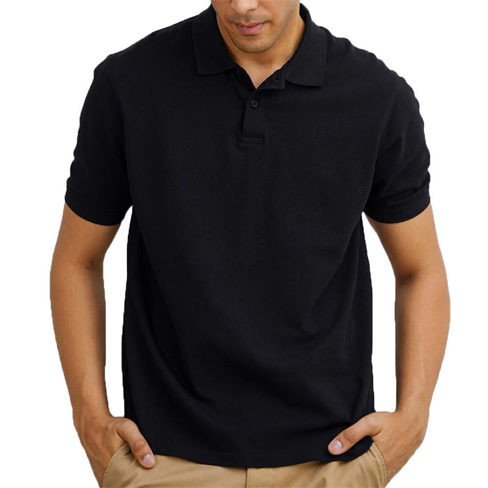 Buy Custom Made Button Placket Ribbed Collar and Cuff Polo