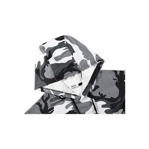 2025 nuevo chándal atlético de camuflaje transpirable de secado rápido de alta calidad, pantalones cortos deportivos informales de manga corta con capucha, pantalones cortos activos - Product Image 4