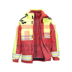 Haute qualité hommes vêtements de travail sécurité haute visibilité veste réfléchissante imperméable hiver Construction vêtements de travail en plein air conception personnalisée - Product Image 3