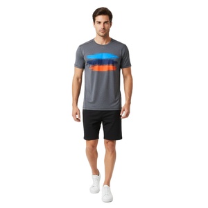 T-shirts pour hommes à col rond, décontractés raffinés, en coton, manches courtes, tissu de qualité supérieure, fabrication OEM ODM, fournisseur d'usine de vêtements - Product Image 4